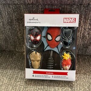 Marvel Hallmark Spiderman mini Christmas tree ornaments